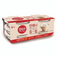 White rice with instant rice, 210g, 6 pieces