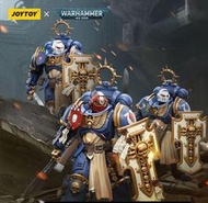 JOYTOY暗源戰錘40K 極限戰士劍衛老兵三人組可動兵人模玩手辦1:18
