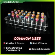 Lollipop Bekas Akrilik 24 slots / Lollipop Holder Display Stand 24 slots/ DS Brand