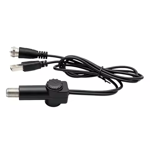 T23C HDTV Signal Booster Low Noise High Gain 2-Stage TV Antenna Signal Booster Amplifier USB Powered