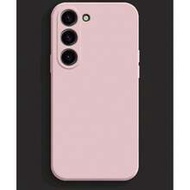 1pc Solid Pink Color Protective Phone Case, Compatible With Samsung Galaxy S25/S25PLUS/S25 Ultra/A16
