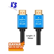 HDMI cable original 4k support3m HDTV 4k 2k full hd 1080 resolution HDMI CABLE VER 2.0 3MTER
