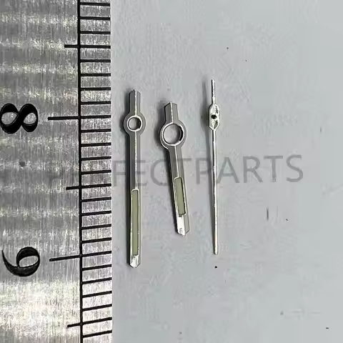 11mm Silver Trim Green Luminous Watch Hands Compatible with Orient 46941 46943 Movement