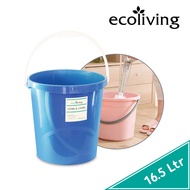 ECO LIVING 2.2/13.5/16.5Ltr Rd Water Pail Tong W/HandleAir BaldiMop Pail ECO-171 ECO-174 ECO-175