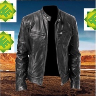baju jaket kulit lelaki bergaya motosikal men leather jacket ss4359ss