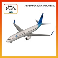 Boeing 737-800 Garuda Indonesia Airplane Assembly Paper Model
