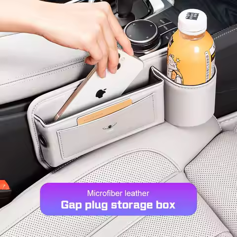 Car Seat Gap Organizer Storage Box For Hyundai Genesis Coupe G80 G70 GV60 GV70 GV80 BH GH G90 X GV90