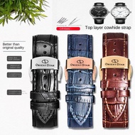 Oriental Star Orient Watch Strap Genuine Leather Original Men Women Bracelet Steel Butterfly Buckle 