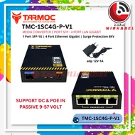 Tarmoc TMC-1S4G | 1 SFP 4 LAN Gigabit | Media Converter