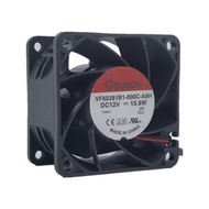 Serasi dengan Jianzhun VF60381B1-000C-A9H 12V 15.6W 6038 6CM Kipas Penyejuk Aliran Udara Tinggi