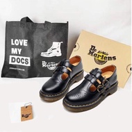 Dr.Martens Genuine Leather T Type Mary Jane Shoes Women's Mary Jane Shoes Brogue Leather Oxford Shoe