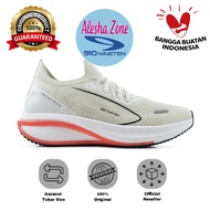 MERAH ORIGINAL KISHI-RUN ACTIVE 910 RUNNING SHOES - LIGHT GREY, RED