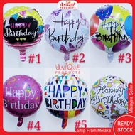 18 Inches Happy Birthday Colorful Foil Balloons Belon Balloon