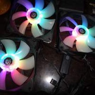 Bitspower Touchaqua  12cm ARGB 風扇三把連住帶線控(包螺絲)