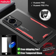 NUBULA For Huawei P60 | P60 Pro Casing Metal Aluminum Alloy Matte Back Case Anti-Scratch CellPhone S
