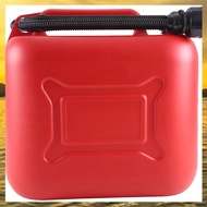 (HARB) 10L 2.64Gal Car Tank Can Spare Plastic Petrol Gas Container Anti-Static Carrier with Pipe for