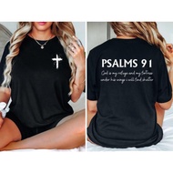 Casual Comfort With Text – Psalm 91 Women's T-Shirt Suitable For Daily Wear