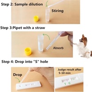 Test Kit FPV TOXO CDV CPV CCV Test Paper Cat Dog Parvo Virus Tester Cat Virus 猫瘟 狗瘟