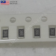 10PCS Taiwan-Grade 2R ±1%, 1206 SMD Resistor (2R00)