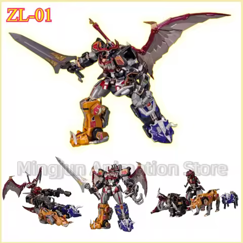 New Burst Model ZL-01 KO FLAMETOYS BEAST LORD Dragon Caesar Megazord Alloy Finished Product Model Ac