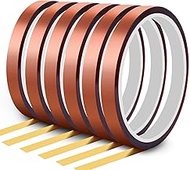 Heat Tape for Heat Press, 6 Packs Selizo Heat Transfer Tape Heat Resistant High Temperature Tape for