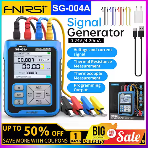 FNIRSI SG-004A SG-003A 4-20mA Multifunctional Signal Generator Thermocouple Resistance Pressure Tran