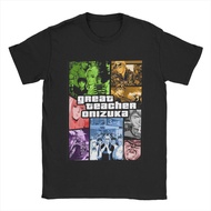 Ready Stock Great Teacher Onizuka GTO Men T Shirt Anime Casual T ShirtS-3XL