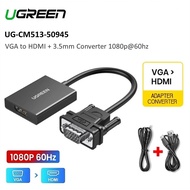 UGREEN VGA to HDMI+3.5mm Converter 1080p@60Hz (CM513-50945)