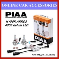 PIAA Hyper Arros HB3/HB4/H1R1/H1R2 4000K Head Light/Fog Light LED Bulb Kit LEH131E (Made In Japan)