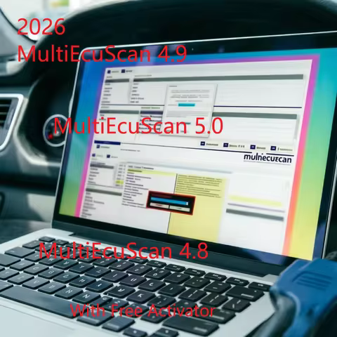 2026 Hot Deal: Multiecuscan V4.8 V4.9 V5.0 3-in-1 Software for Dodge Ram Jeep - Cheap OBD2 Diagnosti