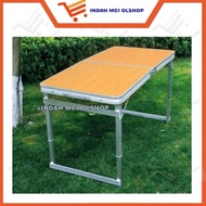 Meja Lipat Koper Portable Kaki Kotak Folding Adjustable Table Meja Lipat Koper Model Kaki Kotak Terb