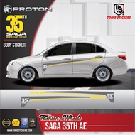 New🔥🔥Proton Saga 35 Anniversary Edition body sticker set