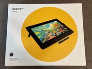 Wacom Cintiq 16 專業液晶感壓繪圖板 (DTK-1660/K0)極新。貼正版類紙模肯特霧面貼