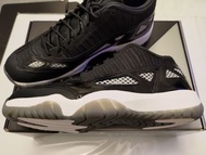 全新 AJ11 , Jordan11 ,AIR JORDAN 11 RETROLO LOW IE 黑色 US11 UK10 EUR45 NIKE men's  波鞋 運動鞋 籃球鞋 男裝