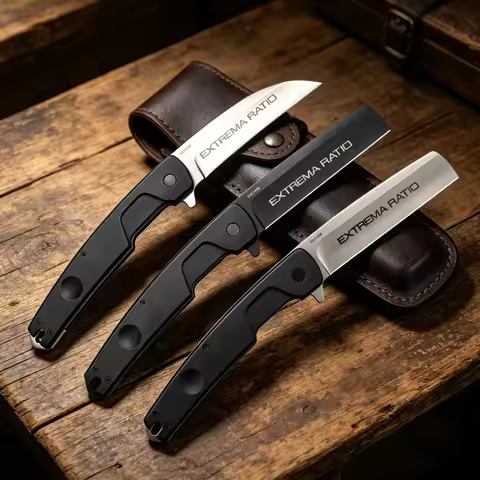 Extrema Ratio T-Razor, a convenient folding knife, an EDC (Everyday Carry) personalized razor, a fru