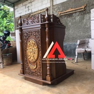 mimbar podium minimalis podium minimalis mimbar masjid mimbar minimalis mimbar kayu jati asli podium