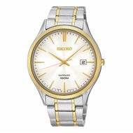 Seiko quartz sapphire crystal glass stainless steel Men watches SGEG96P1