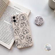 [MP02] Case Macaron+Free Popsocket For Vivo V23E Y21 Y21S Y20 Y12S Y20S Y12 Y17 Y91 Y95 Y91C Y1S Y30