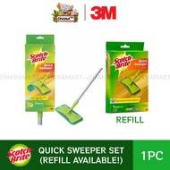 3M Scotch Brite™ Quick Sweeper Mop - Lifts Dust, Hair and fine particles Effectively! (Bundles/Refills Options Available)