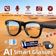 2026 New AI Translate Smart Glasses 4GB Storage 8MP HD Camera Voice Video Record Call Smart Glasses 