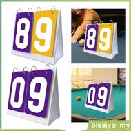 [BlesiyaMY] Multi-Sport Scoreboard, 2-Digit Scoreboard, Flip-Up Scoreboard for Badminton,