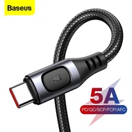 Baseus Original USB Type C Cable 5A PD Fast Charging Cable