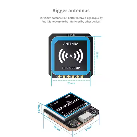 GEPRC M10/M1025 GPS Module with Series GPS Nano/DQ Verision Chip for FPV Drone Accessories Support G