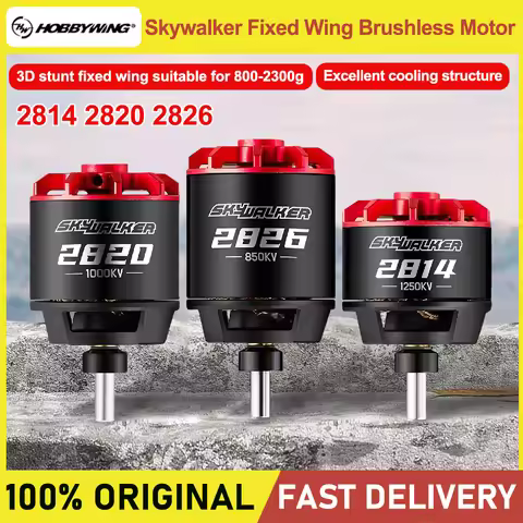 Hobbywing Skywalker Fixed Wing Brushless Motor 2814 2820 2826 1000KV/1250KV/1400KV/550KV/540KV/850KV