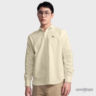 GALLOP : OXFORD CASUAL SHIRT เสื้อเชิ๊ตแขนยาว ผ้า OXFORD รุ่น GW9032 สี Cream - ครีม / ราคาปกติ 2190