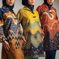 Batik Ombak Exclusive Design untuk Wanita Moden - Pilihan Serba Versatile