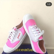 Kasut Sepak Takraw Nanyang STL Pink White (custom made) Nanyang Takraw Shoes