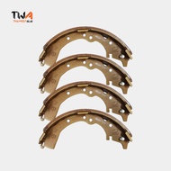 MUSASHI White ผ้าเบรคหลัง ก้ามเบรคหลัง HILUX TIGER D4D เครื่อง 2.5 3.0 2WD ปี 1993 - 2003 CROWN JZS1