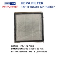PURETREX HEPA FILTER - HEPA REPLACEMENT FOR PX TF-1050H -