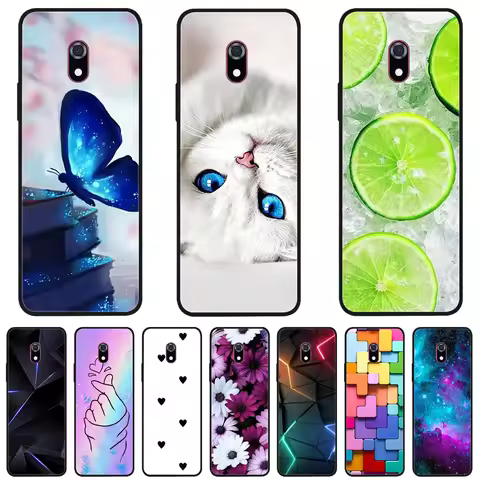 For Xiaomi mi Qin F22 Pro Case Soft Black Silicone Bumper Butterfly Painted Phone Cover for Qin F22